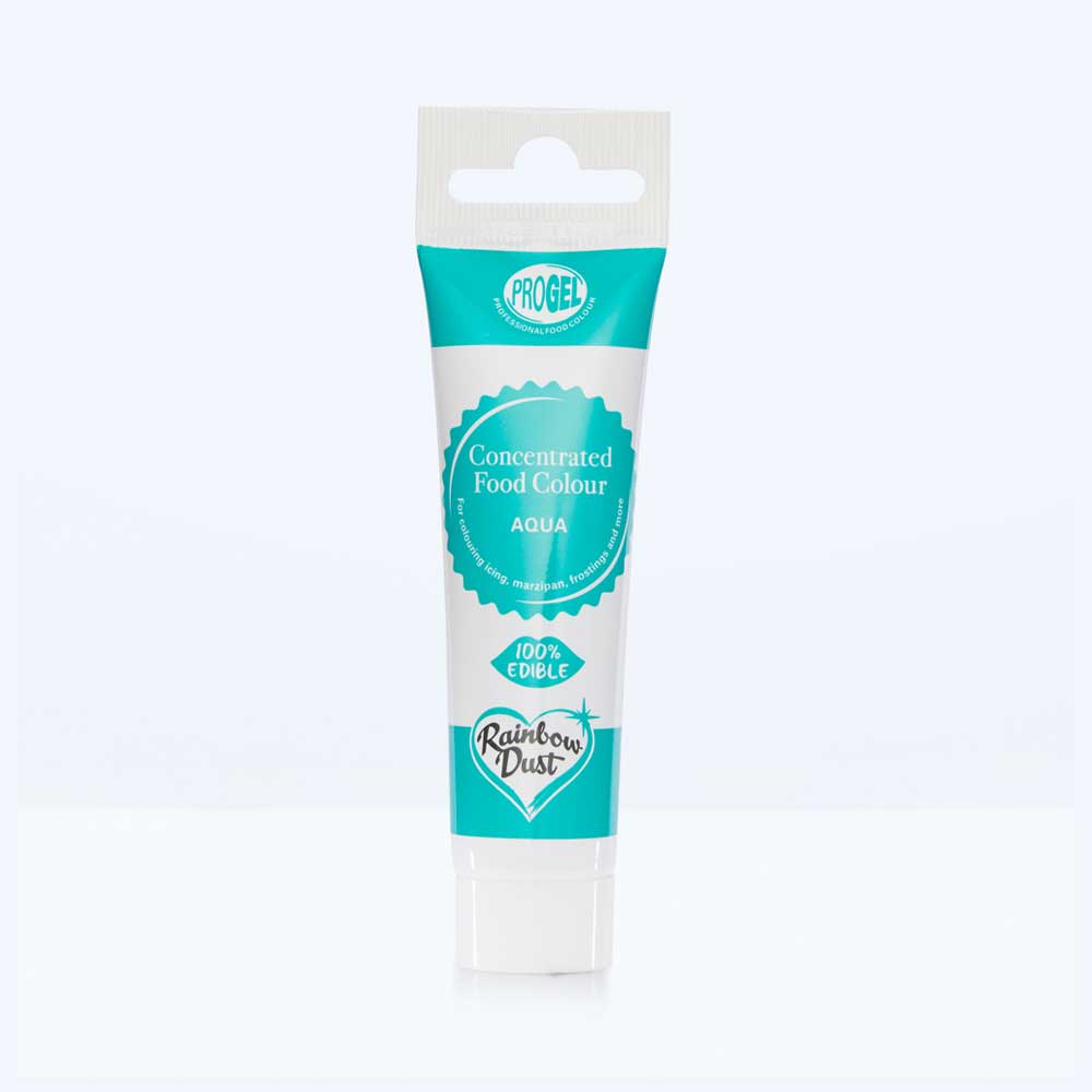 Aqua food colouring gel tube