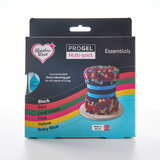 ProGel – Essentials multipack 6 x 25g (baby blue, black, leaf green, pink, red and yellow)