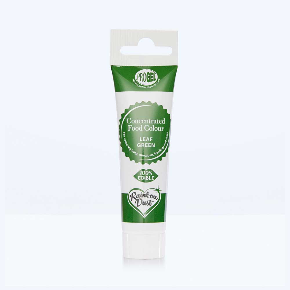 Leaf green food colouring gel tube