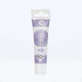 Lilac food colouring gel tube