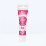 Pink food colouring gel tube