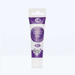 Purple food colouring gel tube