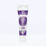 Purple food colouring gel tube