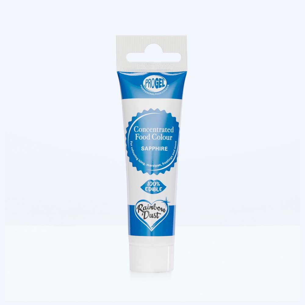 Sapphire food colouring gel tube