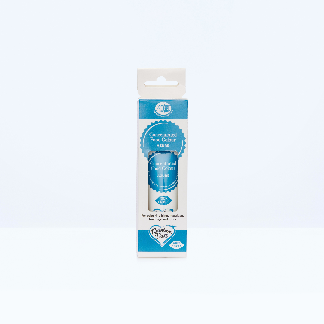 Azure food colouring gel tube